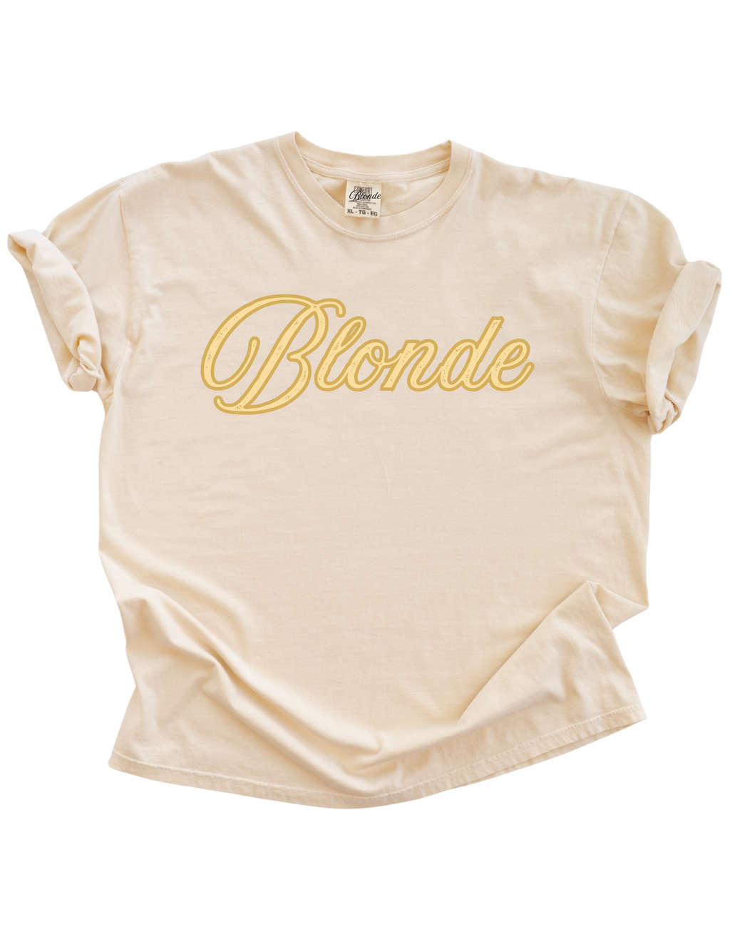 Blonde tee