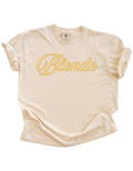 Blonde tee