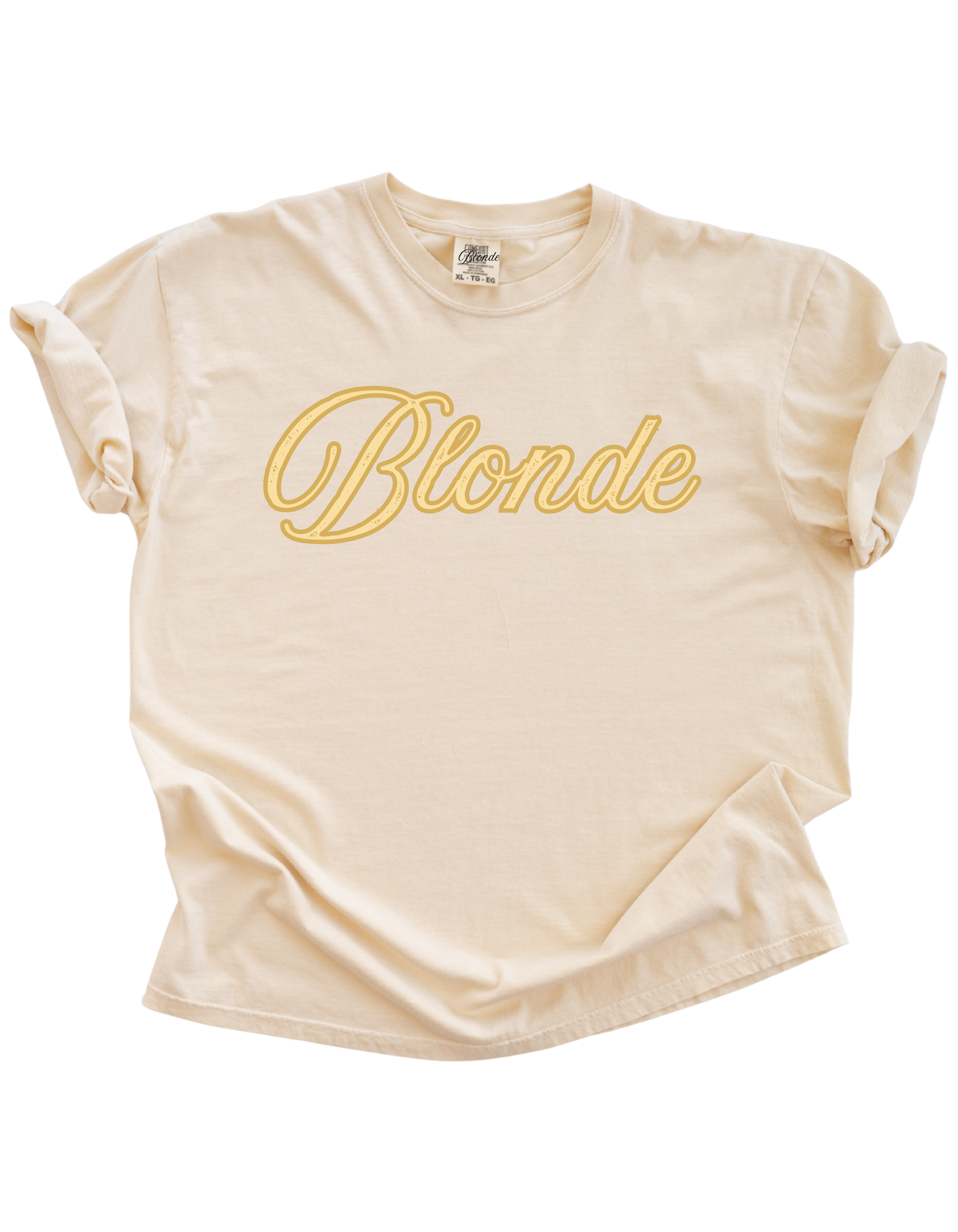 Blonde tee