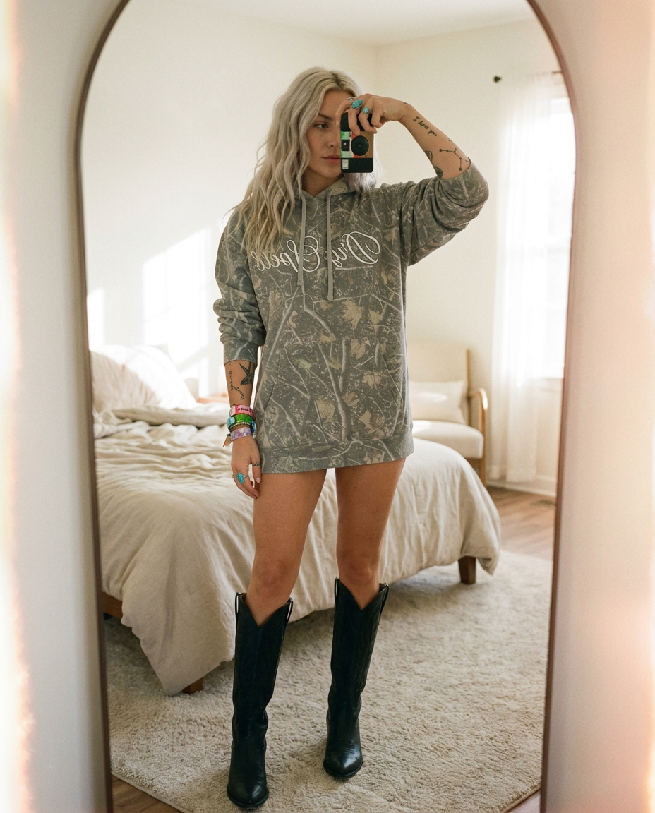 Dry Spell Deadwood Camo Hoodie