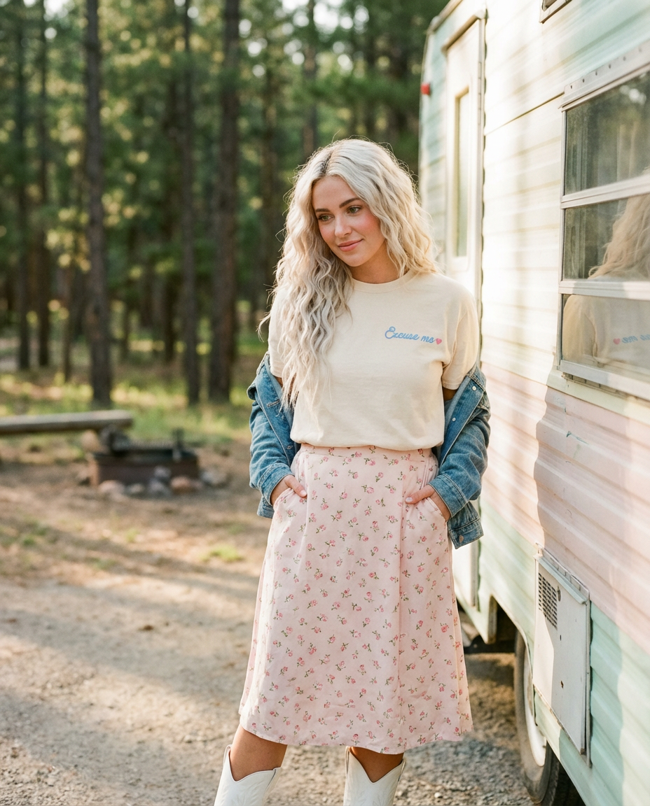 Excuse Me (Front), You Look Like You Love Me (Back) Tee